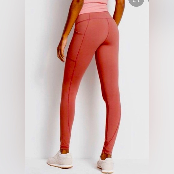 Victoria Secret VS Sport Knockout Tights Gray Leggings Soft Pants Pockets 7/8 L - Picture 5 of 13